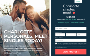 Charlotte Singles Meet Homepage Image